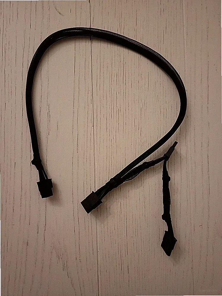 Cable for Corsair PSUs, 6 Pin to 3X 15Pin SATA Hard Drive Power Adapter Splitter