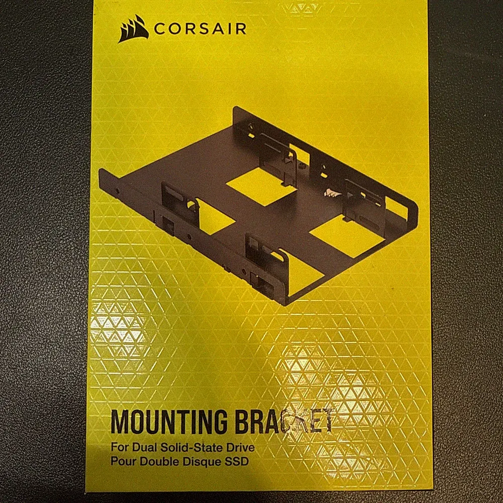 Corsair Dual SSD Mounting Bracket 3.5" CSSD-BRKT2, Black